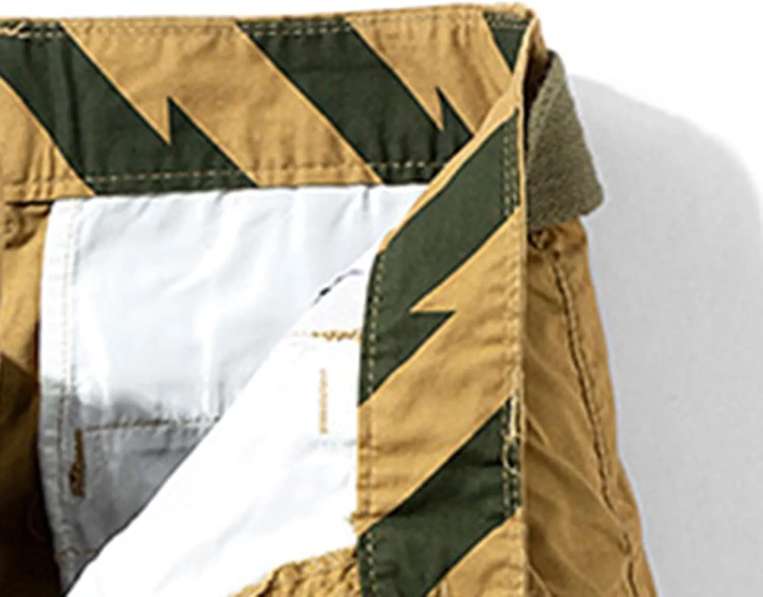 Muscularfit Summer Shorts for Men 2023 Waistband Multi Pockets Cargo Shorts 6" Inseam Casual Solid Cotton Tooling Shorts Work