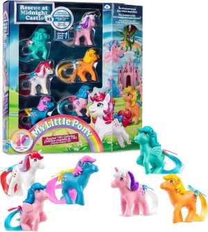 My Little Pony 40th Anniversary 2" Figure Collector Pack - Rescue at Midnight Castle - 6 Pack, Figures Included! Action Figure Toy, Girls Ages 4 