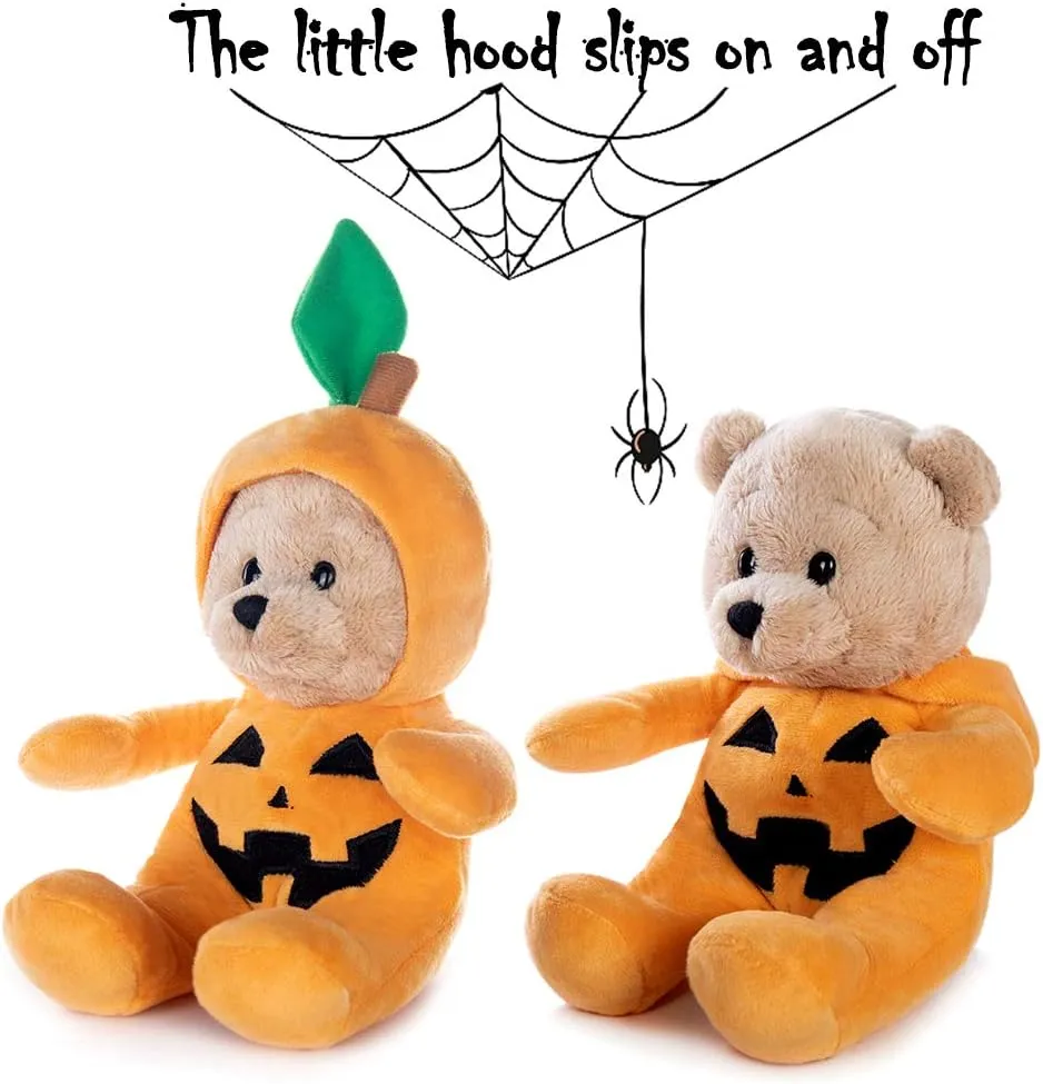 My OLi Halloween Stuffed Animal Plush Toys Plush Bat Pumpkin Plush Cat Halloween Ornaments Gift for Kids Boys Girls