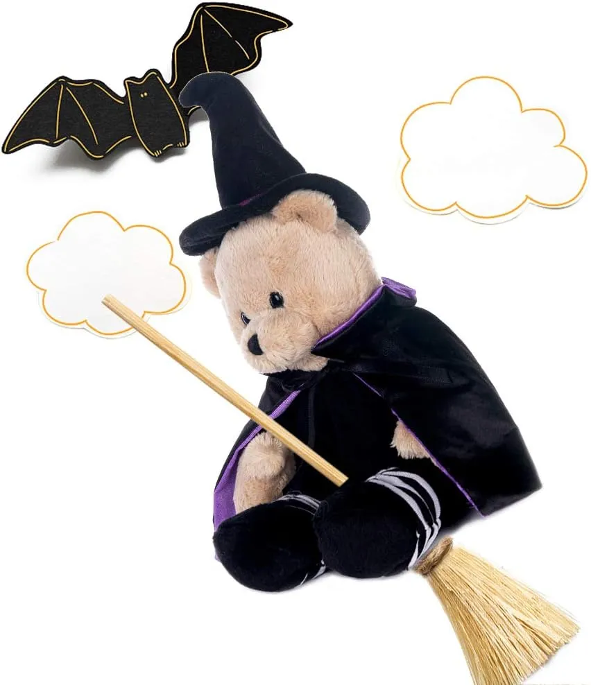 My OLi Halloween Stuffed Animal Plush Toys Plush Bat Pumpkin Plush Cat Halloween Ornaments Gift for Kids Boys Girls