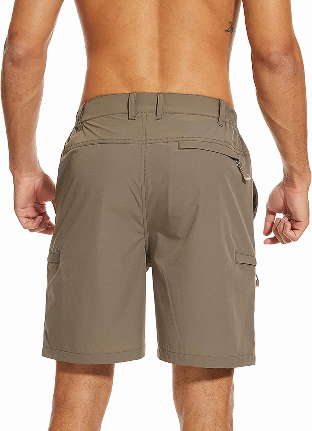 NATUVENIX Hiking Shorts Men, Quick-Dry Fishing Shorts for Men Lightweight Stretch Work Shorts Causal Travel