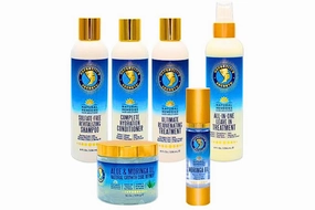 Nefertiti's Secrets Moringa Oil & Natural Extract Collection - Hair Hydration Set: Shampoo, Conditioner, Hair Treatments for Damaged Hair | Gift Set of 6 Products