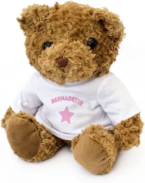New - Bernadette Teddy Bear - Cute Soft Cuddly - Gift Present Xmas Birthday