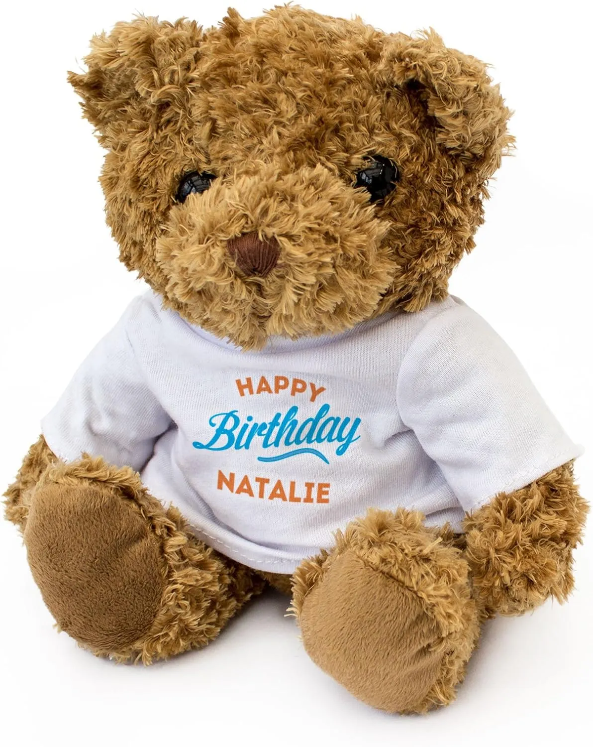 New - Happy Birthday Natalie - Teddy Bear - Cute and Cuddly - Gift Present