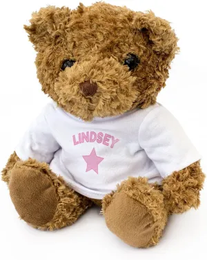 New - Lindsey Teddy Bear - Cute Soft Cuddly - Gift Present Xmas Birthday