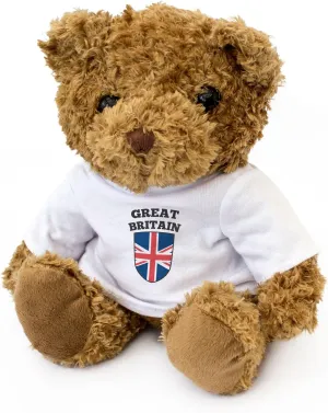 New - Union Jack Flag - Teddy Bear Cute Cuddly Soft - British Fan Gift Present