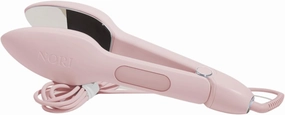 Nori Press Travel Steam Iron - Handheld Iron With Optional Steam Feature - No Ironing Board Required - Easy to Use w/ 6 Fabric Settings - Removes Wrinkles - Pink