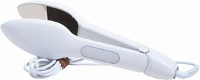 Nori Press Travel Steam Iron - Handheld Iron With Optional Steam Feature - No Ironing Board Required - Easy to Use w/ 6 Fabric Settings - Removes Wrinkles - White