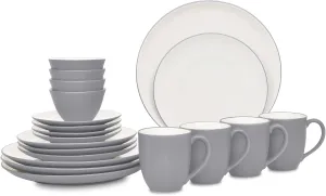 Noritake Colorwave Slate 20-Piece Dinnerware Set, Service for 4
