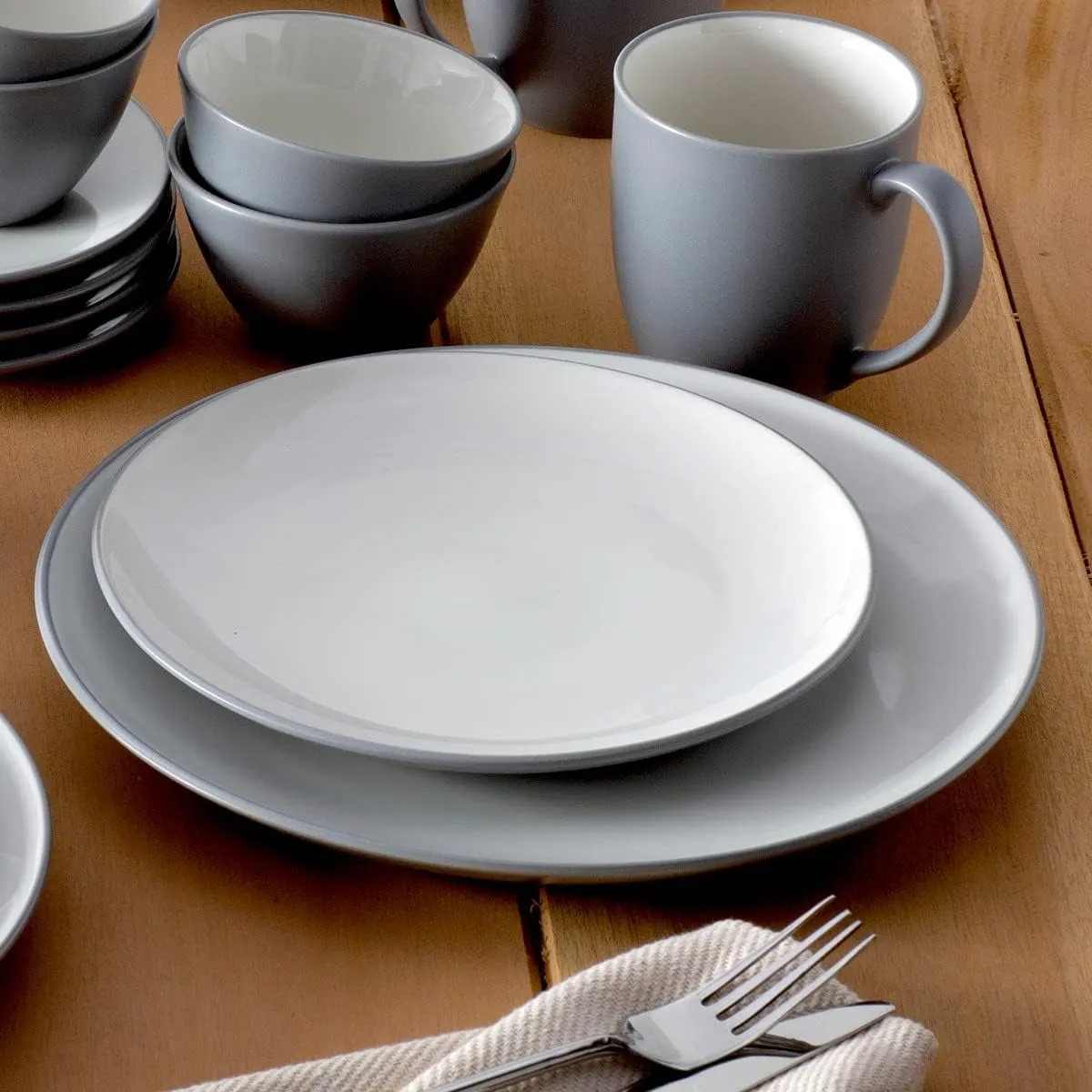 Noritake Colorwave Slate 20-Piece Dinnerware Set, Service for 4