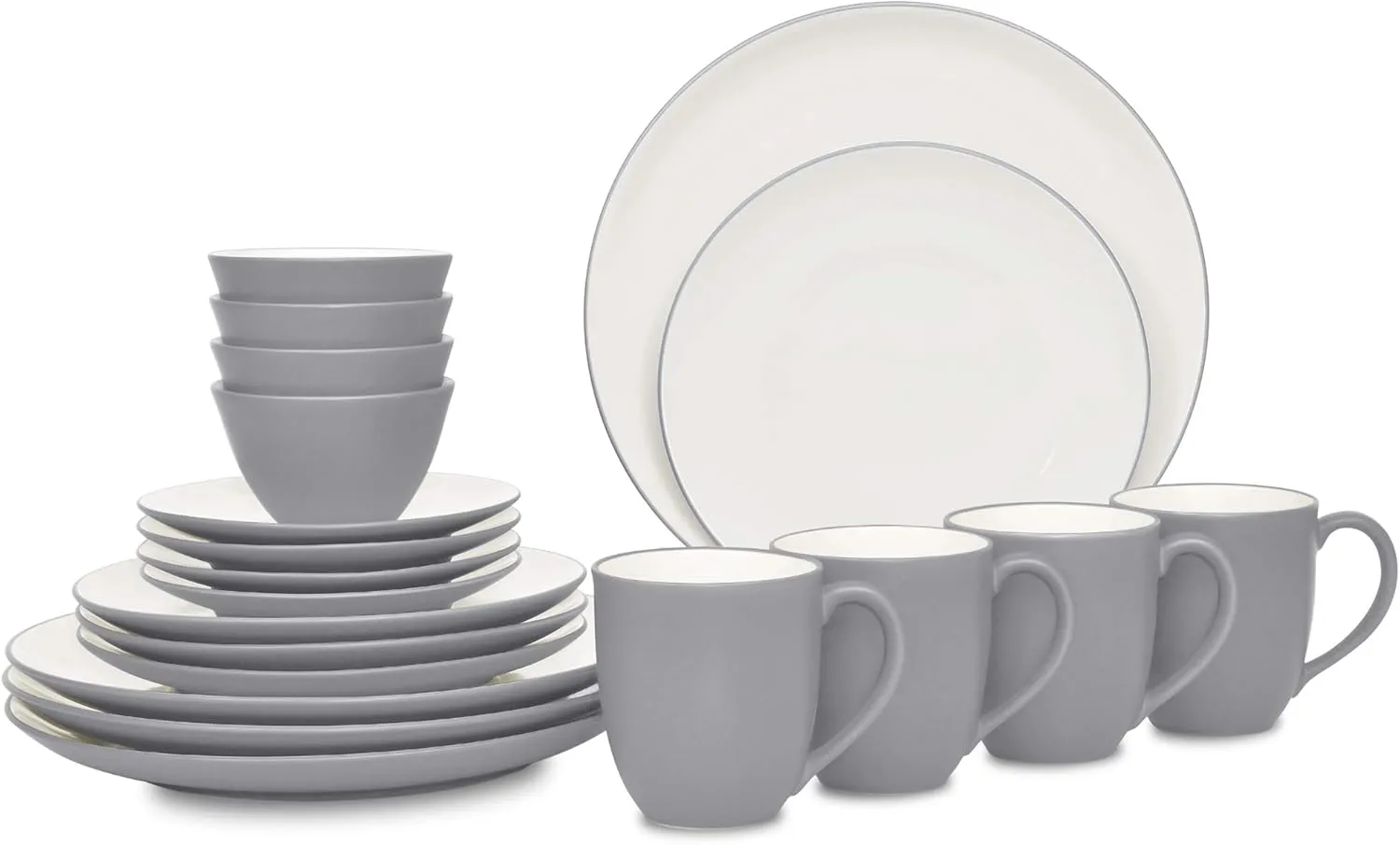 Noritake Colorwave Slate 20-Piece Dinnerware Set, Service for 4