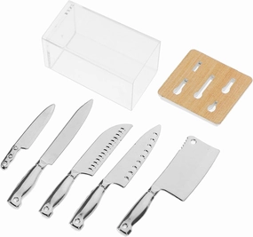 NUOBESTY Dollhouse Knife Set, Dollhouse Miniatures Kitchen Cooking Knives 1/12 Miniature Kitchen Utensils Dollhouse Decoration Accessories Wood