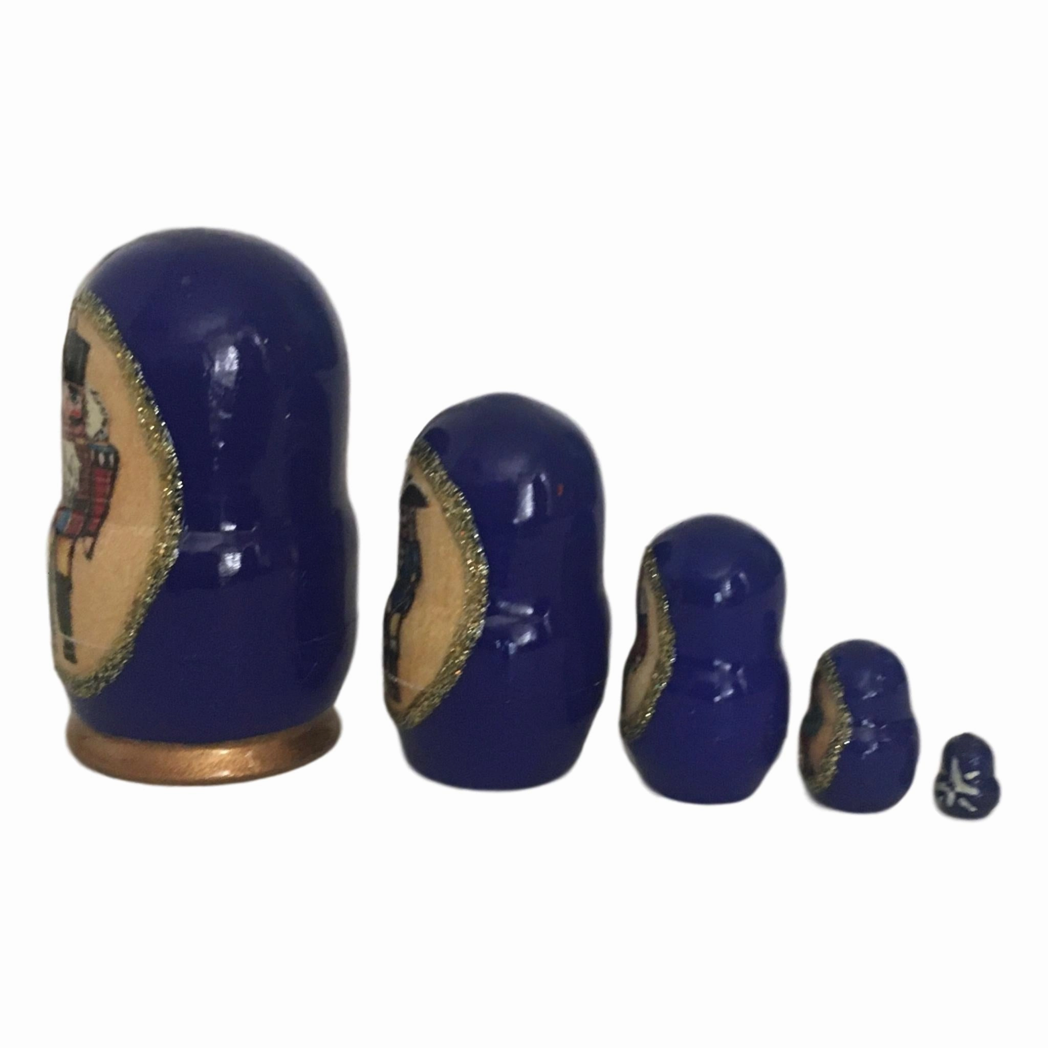 Nutcracker Nesting Dolls Russian Christmas Matryoshka Gifs Set