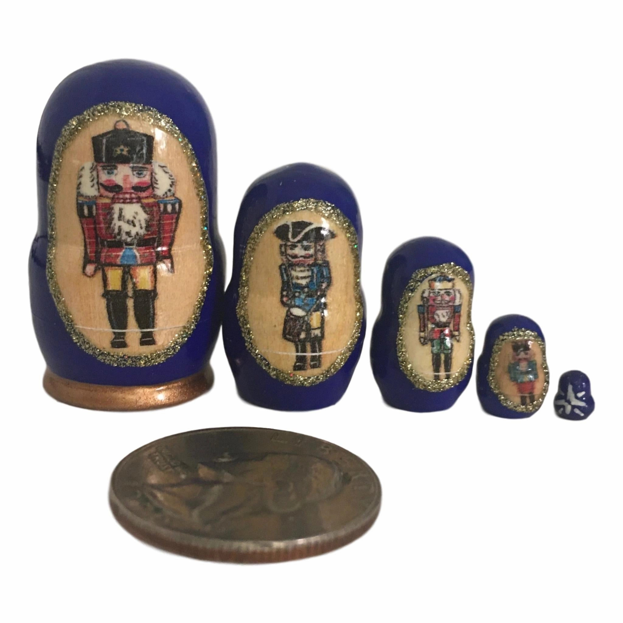 Nutcracker Nesting Dolls Russian Christmas Matryoshka Gifs Set