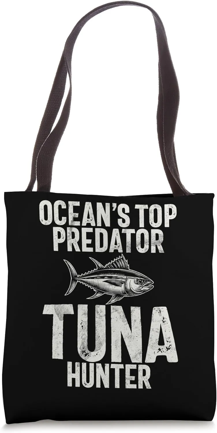 Ocean’s Top Predator Tuna Hunter Tuna Fishing Tote Bag