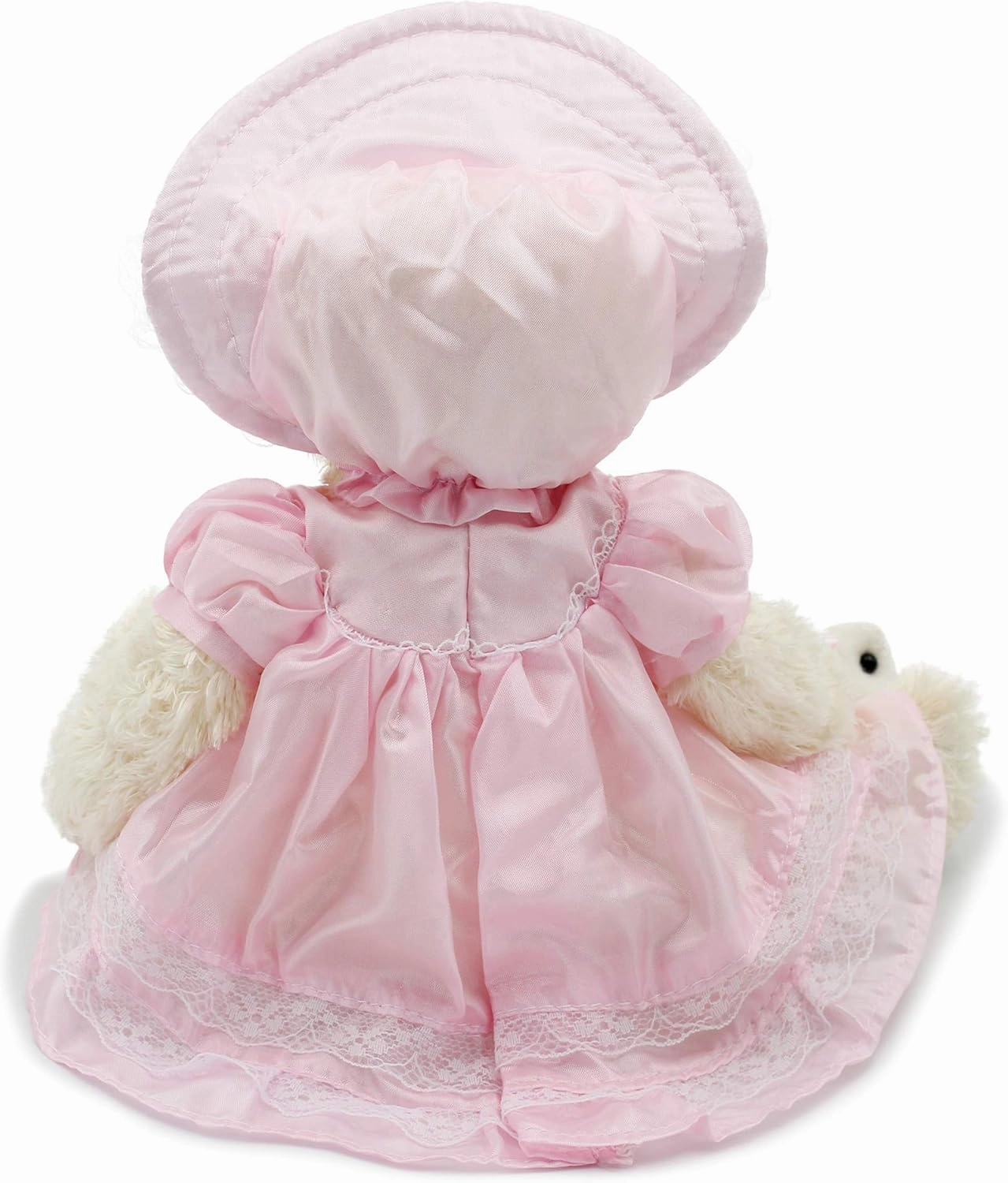 Oitscute Small Baby Teddy Bear with Cloth Cute Stuffed Animal Soft Plush Toy 10" (Pink Sleepwear)