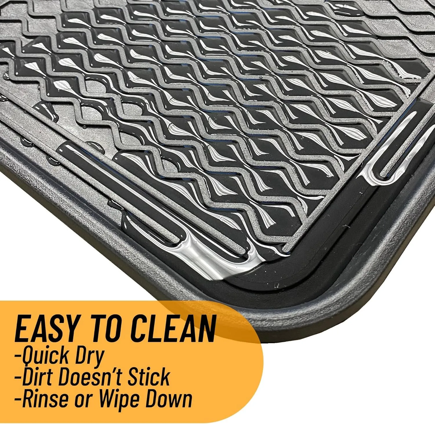 Ottomanson Multipurpose All Season Boot Tray Mat, Reusable Pee Pad For Dogs, 15" x 30"