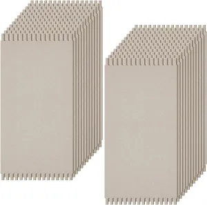 Pajean 24 Pack Cardboard Weaving Looms Weaving Wide Notch Loom Boards Loom for Beginners Knitting Sewing Crochet Basket Jewelry Arts Crafts, 6-1/2 x 13 Inch