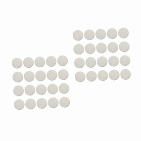 PartyKindom 2sets 6.5cm Loofah Makeup Remover Puff Facial Cleansing Pads Makeup Remover Pads for Women Reusable Cotton for Face Travel 20pcs*2