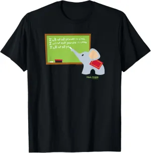 Paul Frank Ellie The Elephant Class Chalk Board T-Shirt