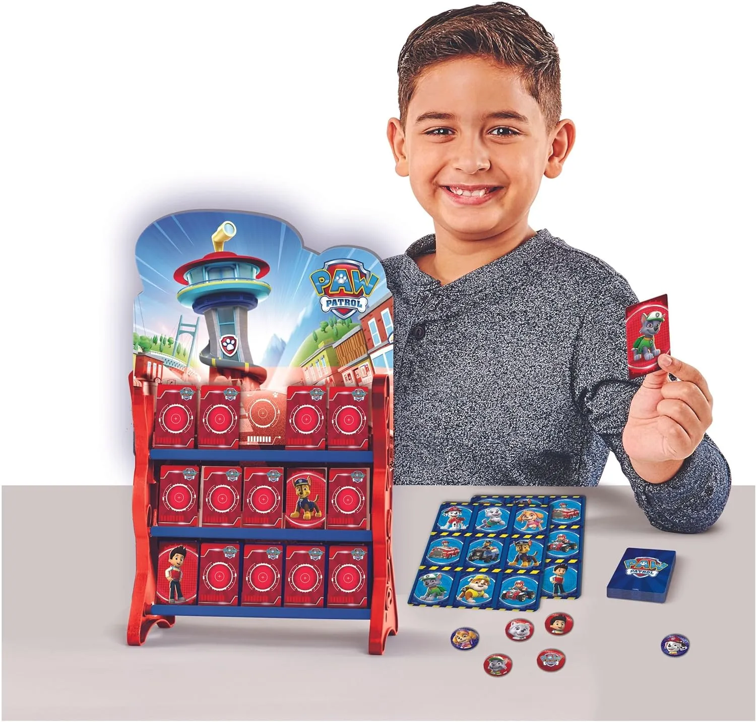 PAW Patrol, Games HQ Board Games for Kids Checkers Tic Tac Toe Memory Match Bingo Go Fish Card Games PAW Patrol Toys, for Preschoolers Ages 4 and up