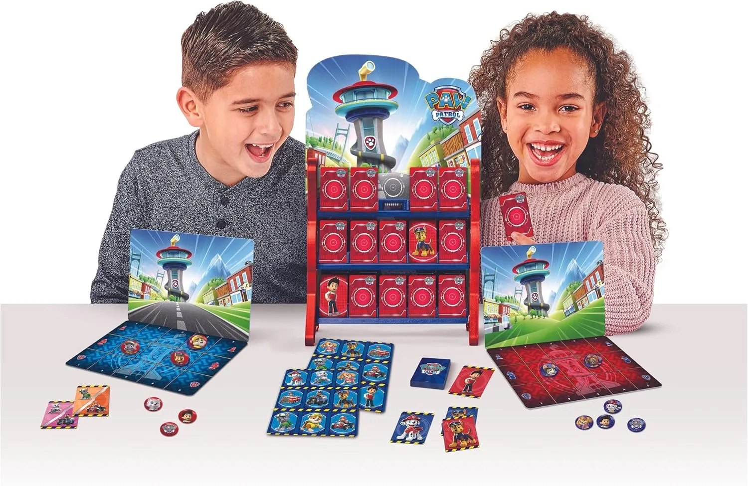 PAW Patrol, Games HQ Board Games for Kids Checkers Tic Tac Toe Memory Match Bingo Go Fish Card Games PAW Patrol Toys, for Preschoolers Ages 4 and up