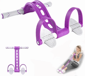 Pedal Resistance Band, Multifunction Yoga Workout Equipment, Sit-up Exercise at Home Gym Natural Latex Tension Rope Fitness Equipment, for Abdomen/Arm/Leg Stretching Slimming Training