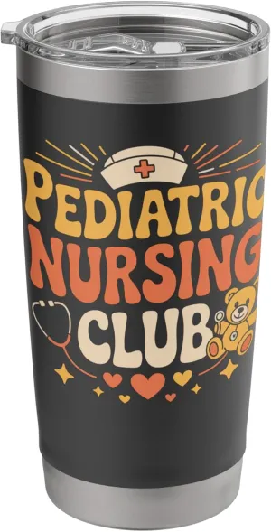 Pediatric Nursing Club Cute Care Team for Kids Stainless Steel Insulated Tumbler
