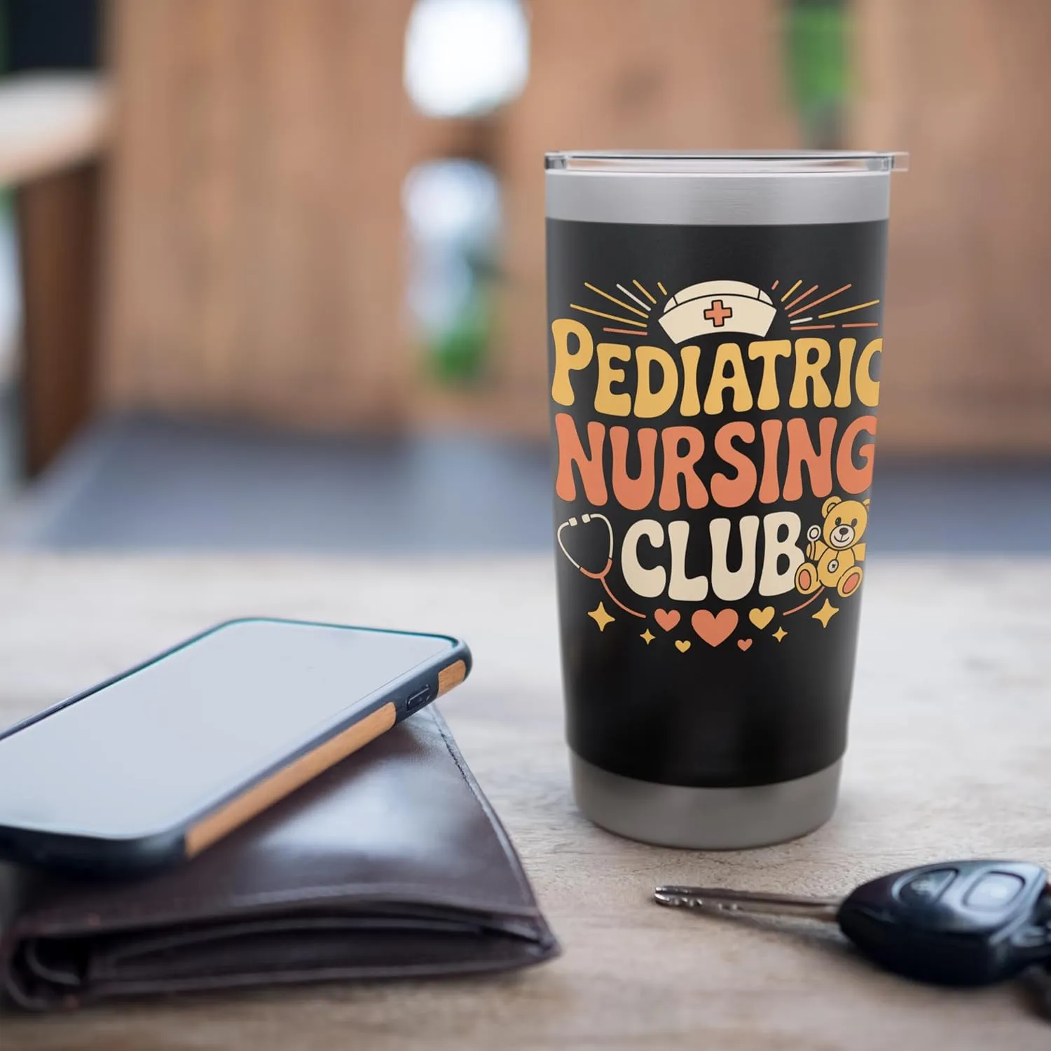 Pediatric Nursing Club Cute Care Team for Kids Stainless Steel Insulated Tumbler