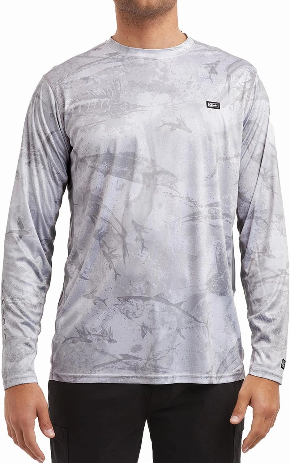 PELAGIC Men's Vaportek Fishing Shirt, Long Sleeve, UPF 50  Protection, Ventilated and Lightweight