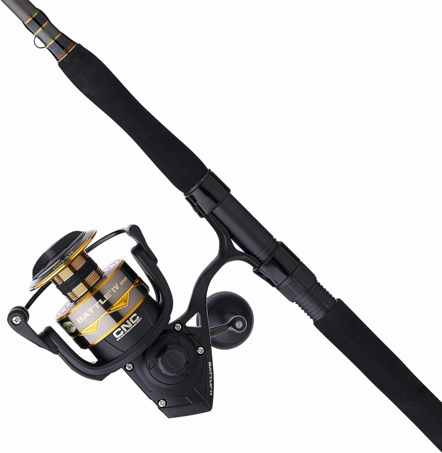 PENN Battle IV Spinning Reel and Fishing Rod Combo