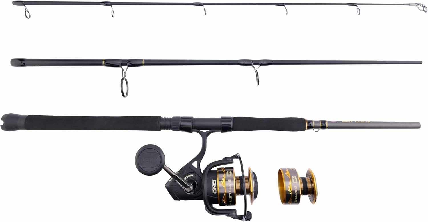 PENN Battle IV Spinning Reel and Fishing Rod Combo