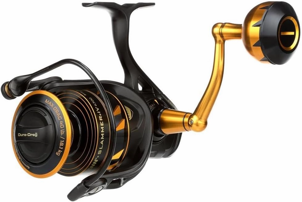 PENN Slammer IV Saltwater Spinning Reel - Full Metal, Heavy Duty Spin, Jigging or Lure Fishing Reel - Boat, Shore, Kayak