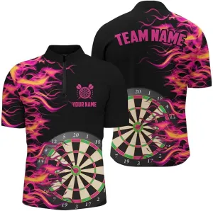 Personalized Dart Shirts for Men, Dart Jerseys for Men, Dart Shirts, Dart Jersey, Black Green Darts Board