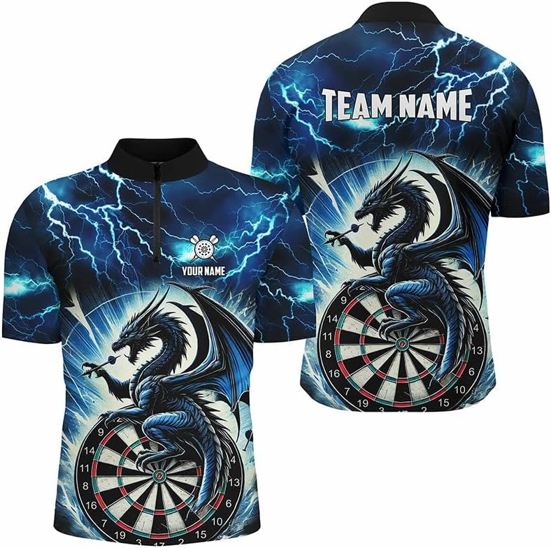 Personalized Dart Jersey, Dart Jerseys for Men, Dart Shirts, Dart Shirts for Men, Darts Board Yellow Fire
