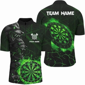 Personalized Dart Jerseys for Men, Dart Shirts for Men, Personalized 3D Purple Eagle Flying On Dart Board