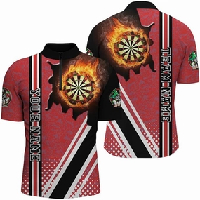 Personalized Dart Shirts for Men, Dart Jerseys for Men, Dart Shirts, Dart Jersey, Black Green Darts Board