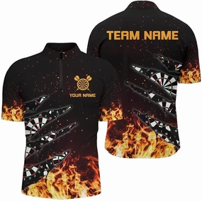 Personalized Dart Shirts for Men, Dart Jerseys for Men, Dart Shirts, Dart Jersey, Dart Board Red Version