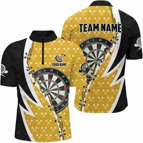 Personalized Dart Shirts for Men, Dart Jerseys for Men, Dart Shirts, Dart Jersey, Dart Board Red Version