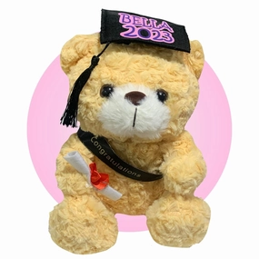 Personalized Graduation Gift - 10" Teddy Bear With Name - Graduation Doll Wearing Cap and Gown - Graduation Cap and Gown Gift for Kids - Kids Cap and Gown - Preschool and Kindergarten Graduation