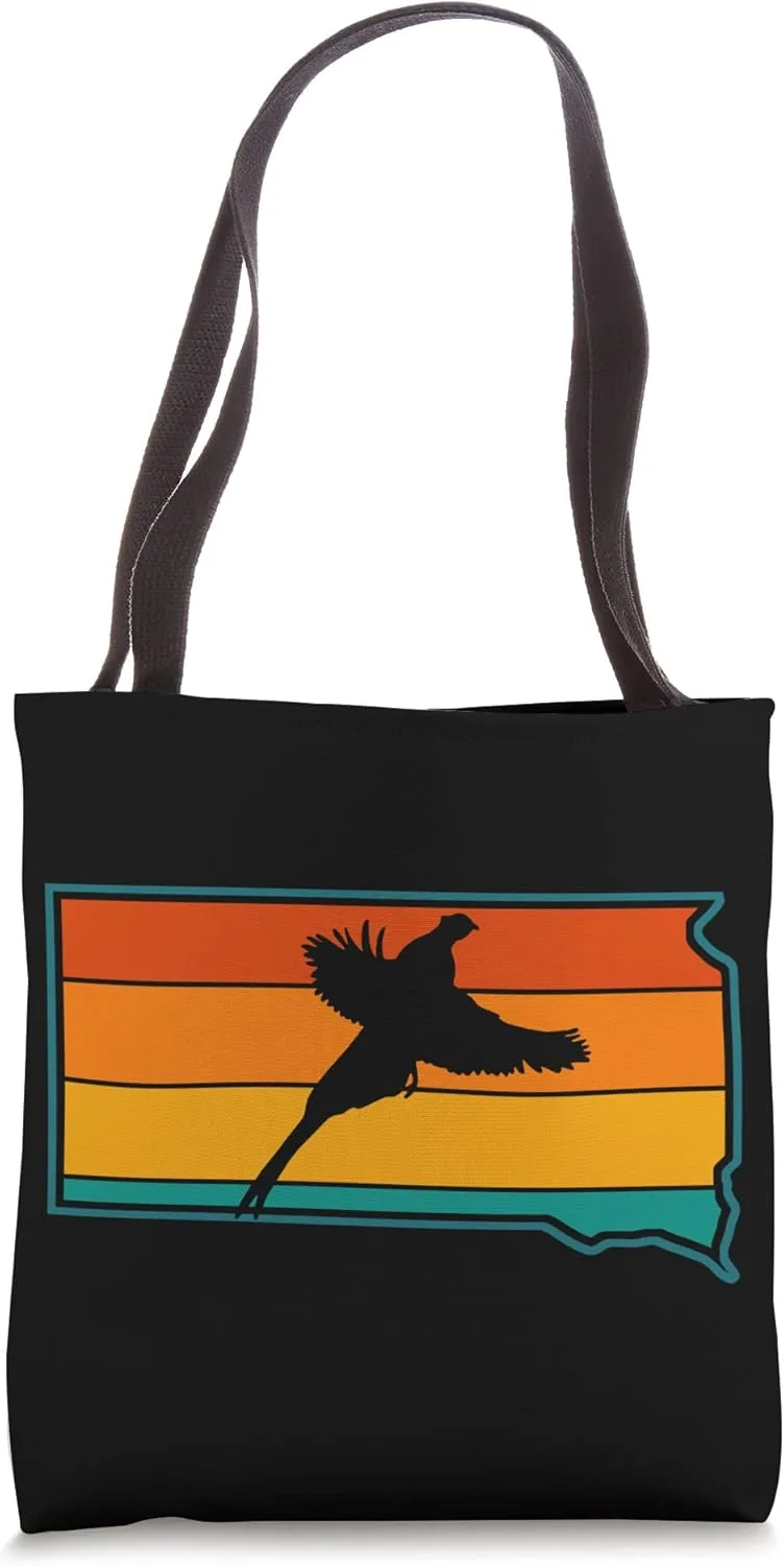 Pheasant Hunting South Dakota Sunset Upland Bird Game Hunter Tote Bag
