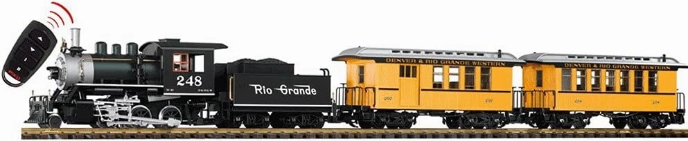 Piko PIKO 38112 D&RGW Passenger RC Starter Set wLights, Sound and Smoke