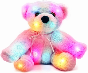 Pink Plush Teddy Bear Stuffed Animal - Soft & Cuddly Plushie for Kids, Nursery, Adults, Original & Official 12” Toy