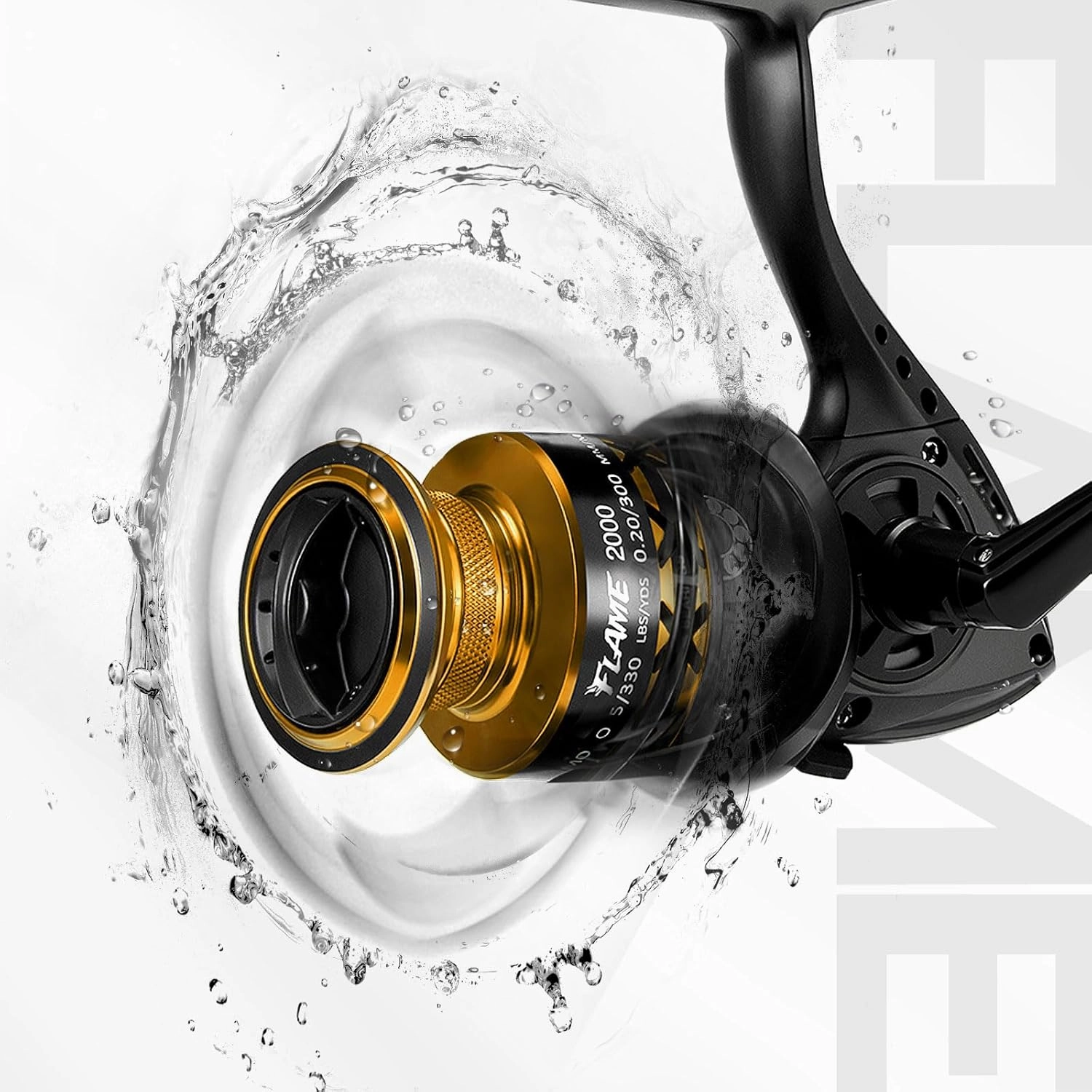 Piscifun Flame Spinning Reels, Lightweight 9 1BB Ultra Smooth Spinning Fishing Reels, 19.8LBs Max Drag, 2000, 3000, 4000, 5000 Series, Red & Blue