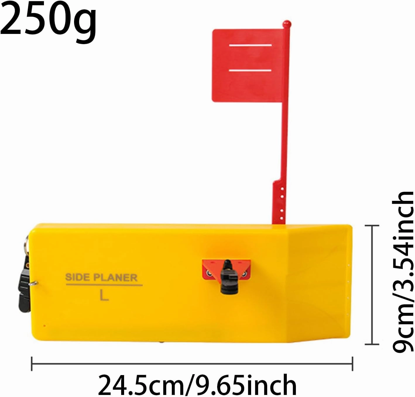 Planer Boards for Fishing Trolling Off Shore Crappie Planer Boards Kits with Flag, Fishing Tool Fishing in Line Side Clip Accessory for Inshore Offshore Trolling Dragging