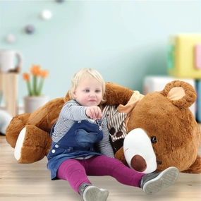 Plush Bear, 5383, Chocolate Brown