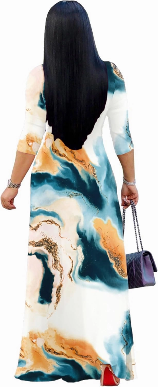 pnpednde Women's Casual Sexy V Neck 3/4 Sleeves Club wear Party Outfits