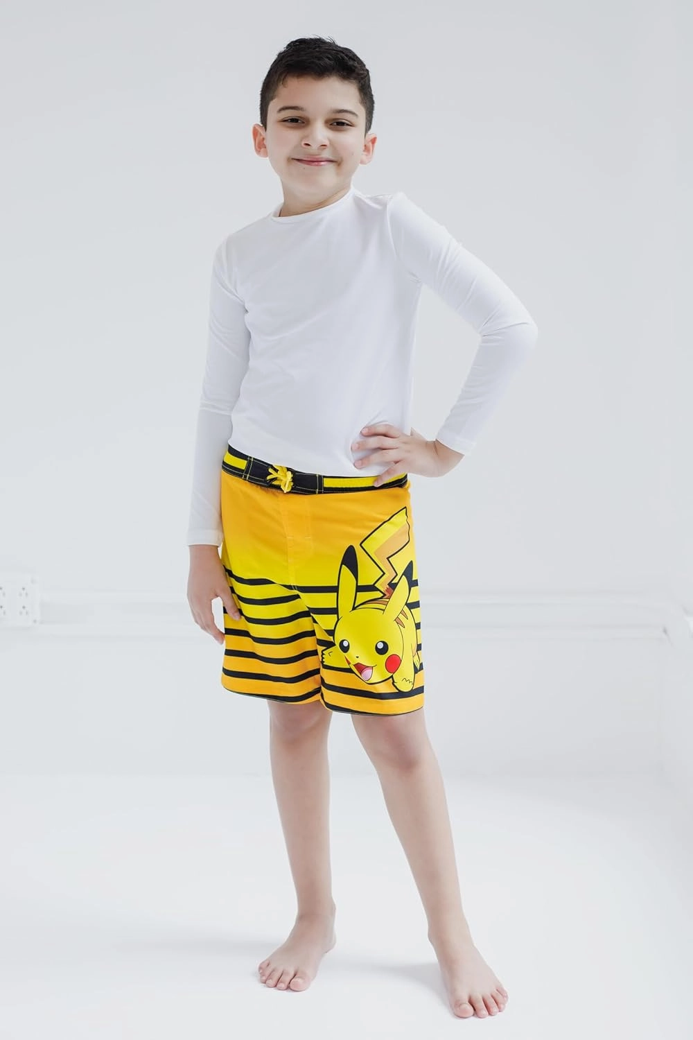 Pokemon Compression UPF 50  Swim Trunks Little Kid to Big Kid Sizes (4-14-16)