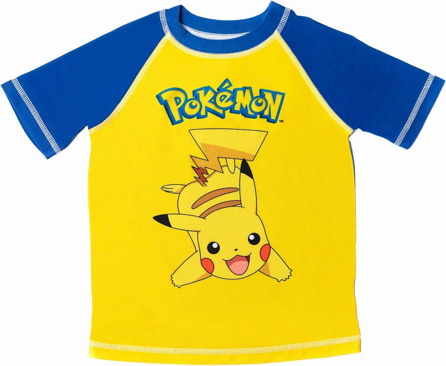 Pokemon UPF 50  Rash Guard and Swim Trunks Outfit Set Little Kid to Big Kid Sizes (4-14-16)