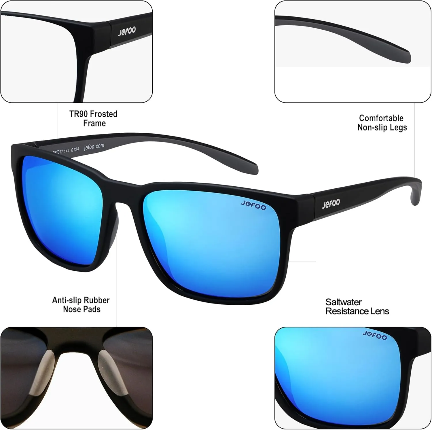 Polarized Fishing Sunglasses for Men Women Kayaking Surfing Driving Lightweight Sports Sun Glasses UV Protection